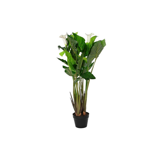 Dekorativní rostlina DKD Home Decor Bílý Zelená PE Lirios (50 x 50 x 100 cm)